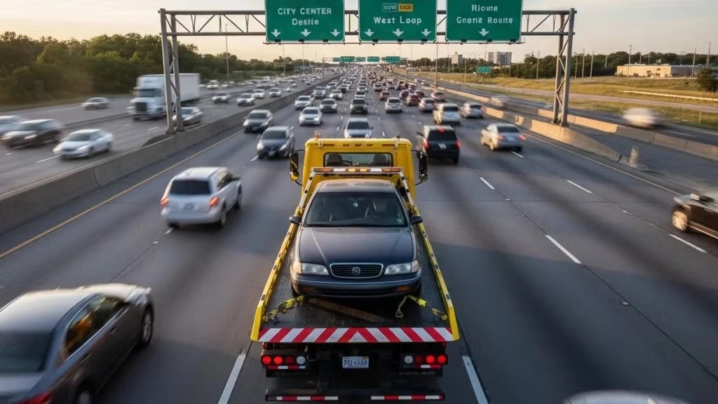 یدک کش بزرگراه هفت باغ  خدمات فوری در مسیر تفریحی و شهری