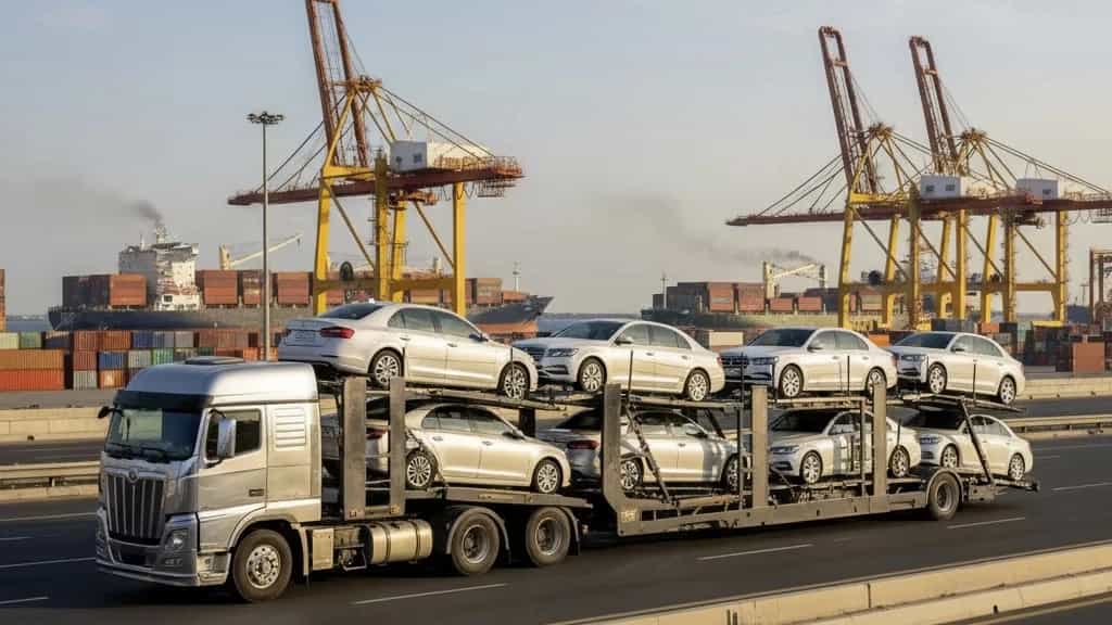 خودروبر بندرعباس حمل امن خودروهای صادراتی و گمرکی
